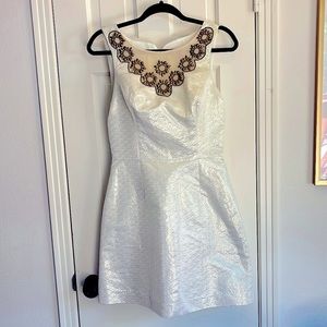 Lily Pulitzer Beaded Collar, Mini Dress.
